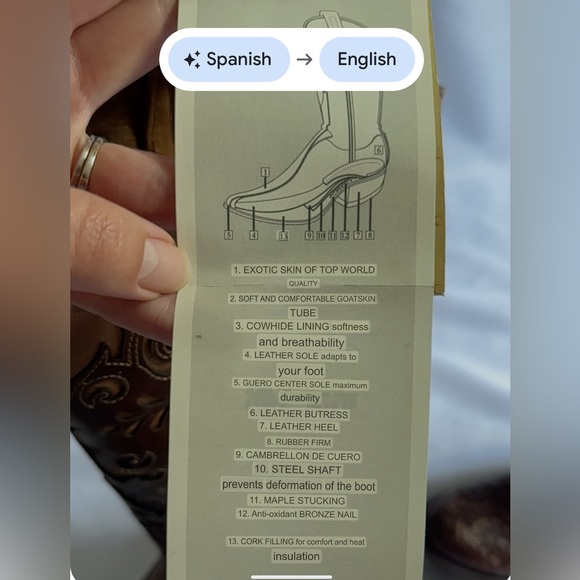 CUADRA NWT Women's Genuine Leather
Western Cowboy Boots - Picture 11 of 16